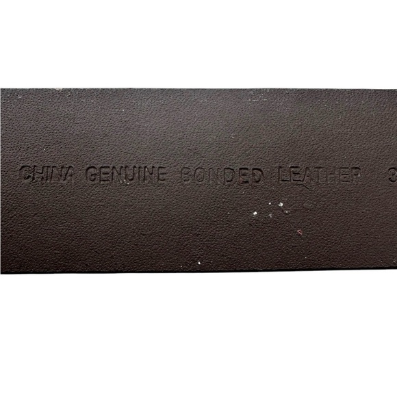 NWT Lane Bryant Plus Size Brown Leather Belt Silver Tone Gem Buckle Size 14/16 - Picture 7 of 11